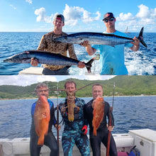 Load image into Gallery viewer, 2 Tank Scuba Diving + Half Day Fishing 8hr Combo Deposit